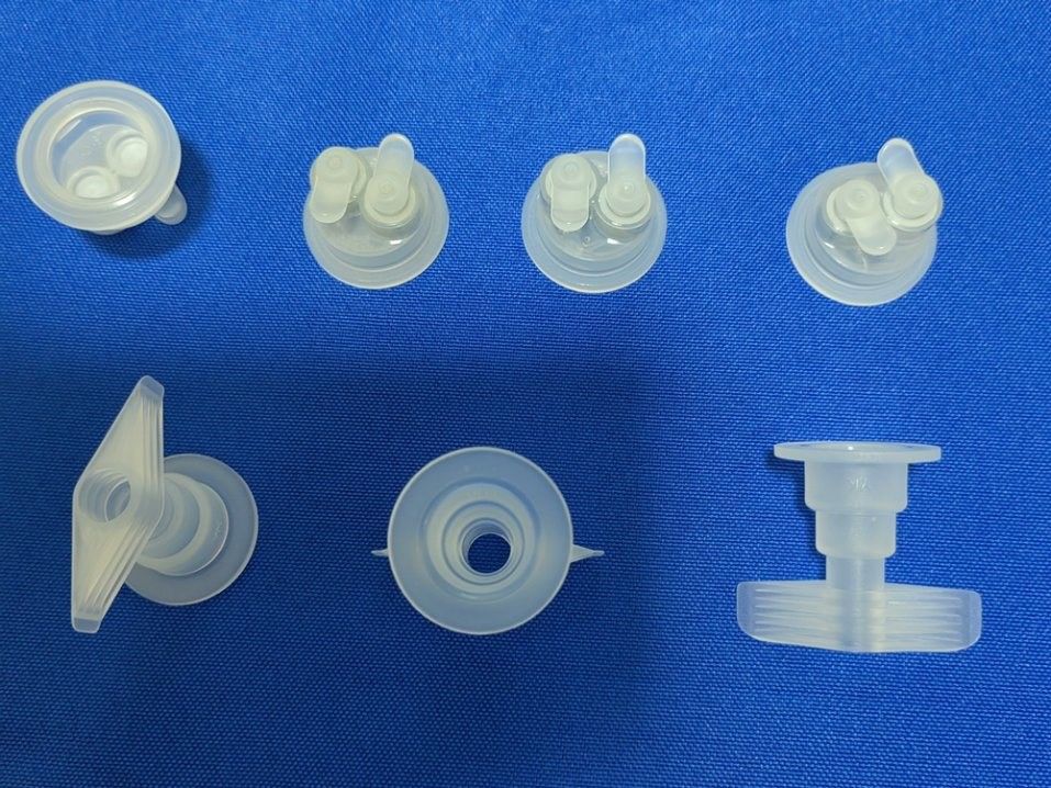 Euro Caps et Ports PP LVP Bouteille de perfusion médicale ISBM machine BFS 32 mm PP Euro Cap