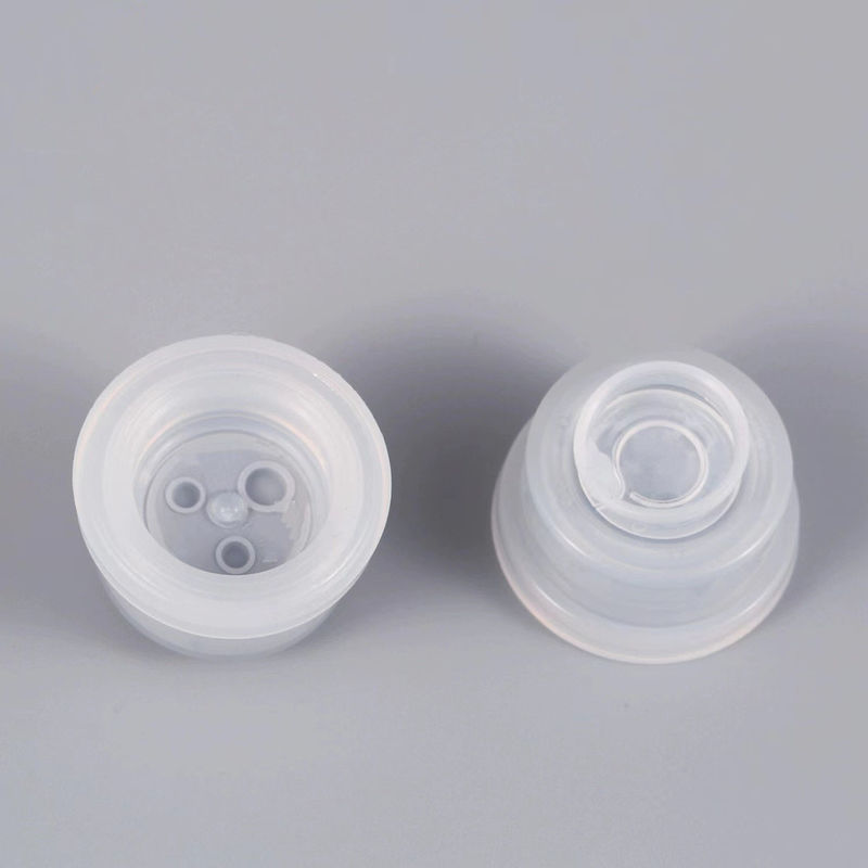 Bouteille de perfusion médicale de 32 mm Sac doux non en PVC PP Double bouchon de perfusion pliable Bouteille de perfusion médicale en PP