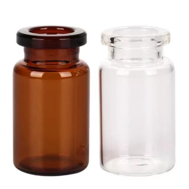 Ambre transparent 5 ml 10 ml Vidange de verre moulé tubulaire à faible teneur en borosilicate