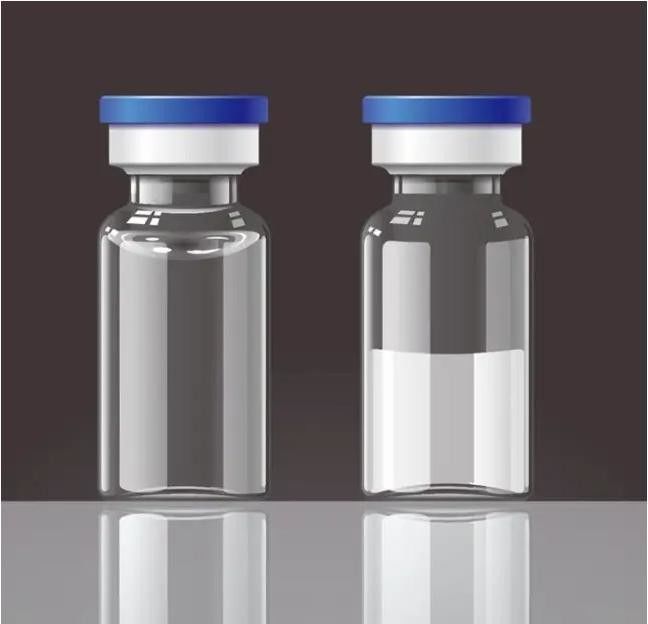 Ambre transparent 5 ml 10 ml Vidange de verre moulé tubulaire à faible teneur en borosilicate