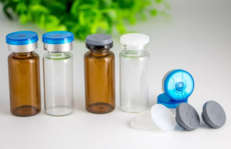 5 ml 7 ml 10 ml 20 ml vide Petit produit pharmaceutique Ambre Clair Injection Tubulaire borosilicate Vial en verre avec bouchon déverrouillable