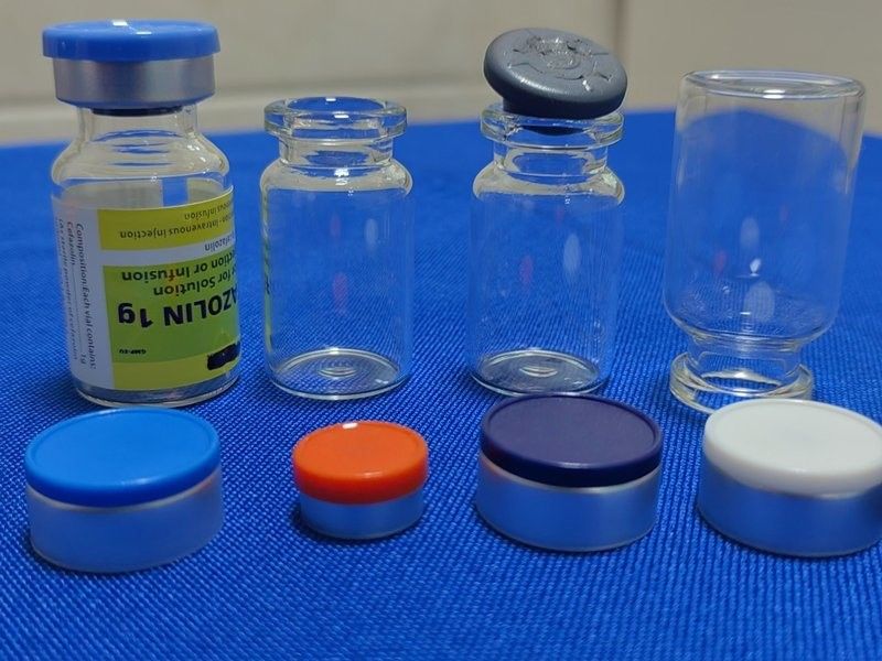 5 ml 7 ml 10 ml Produit pharmaceutique Ambre clair Lyophilisation tubulaire crimp top Flacons en verre avec capuchon déverrouillé