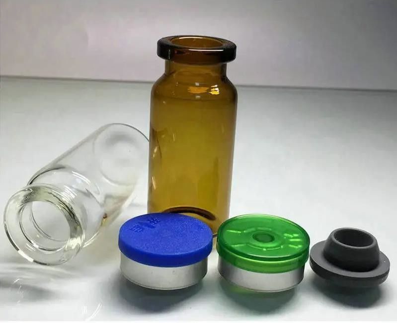 5 ml 7 ml 10 ml Vacuum Crimp Top Vaccacine Flacon en verre stérile Tubulaire Clair Ambre Flacon en verre pour injection médicale