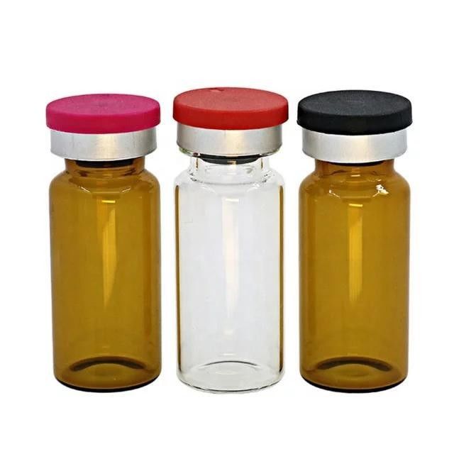 5 ml 10 ml 20 ml flacon jaune clair flacon en verre de vaccacine médicament soude de chaux pharmaceutique flacon en verre pour injection