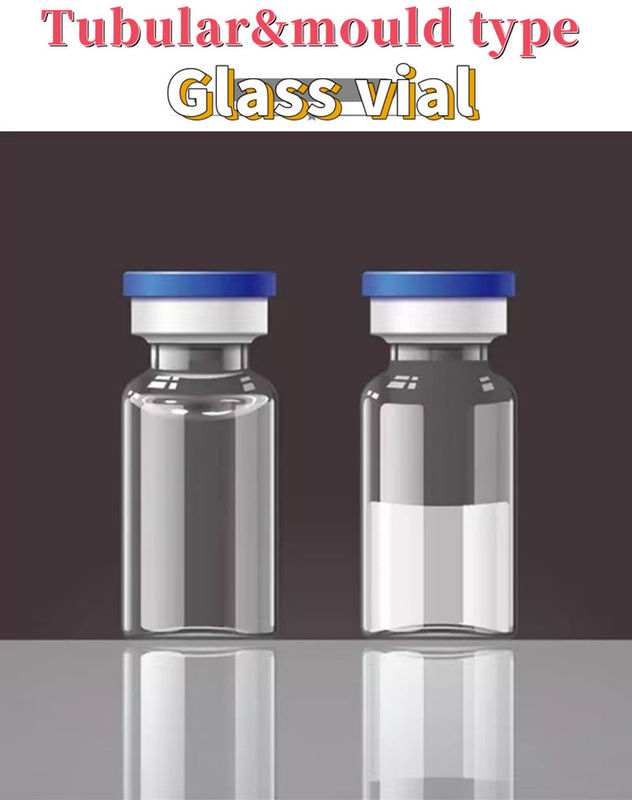 Pénicilline injectable Vial en verre 5 ml 10 ml Borosilicate ambré clair Tubulaire pharmaceutique Vials en verre pour injection