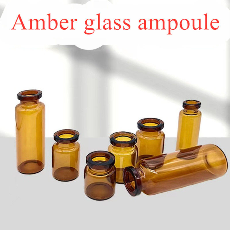 Pénicilline injectable Vial en verre 5 ml 10 ml Borosilicate ambré clair Tubulaire pharmaceutique Vials en verre pour injection