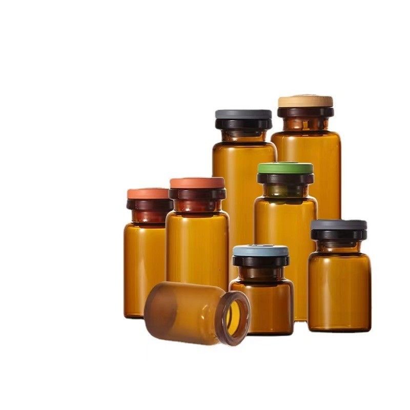 7 ml 10 ml 20 ml Médicaments transparents Ambre Clair Tubulaire Stérile Pour Injection Bouteille en verre Vials en verre pour les produits pharmaceutiques