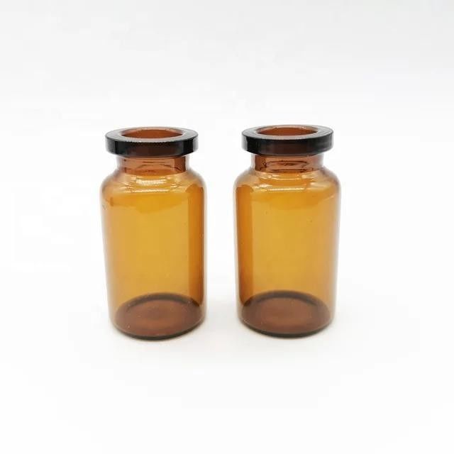 7 ml 10 ml 20 ml Médicaments transparents Ambre Clair Tubulaire Stérile Pour Injection Bouteille en verre Vials en verre pour les produits pharmaceutiques