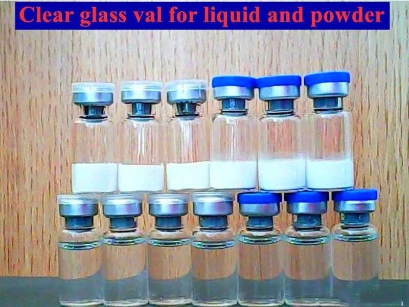 Flacon de verre transparent de 18 mm en borosilicate avec capuchon USP Type Flacon de verre vide