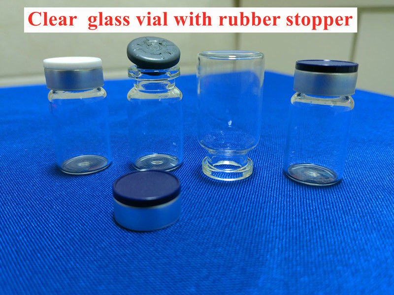 Flacon de verre transparent de 18 mm en borosilicate avec capuchon USP Type Flacon de verre vide