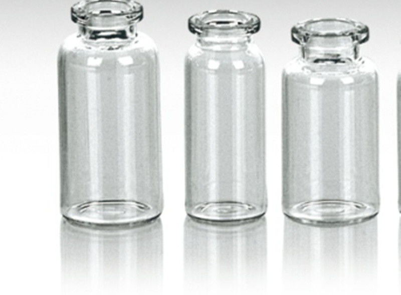Flacon de verre transparent de 18 mm en borosilicate avec capuchon USP Type Flacon de verre vide