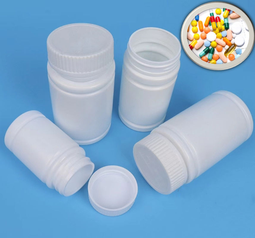 30 ml 50 ml 100 ml PE blanc vide en plastique Capsule de vitamines Supplément de santé Comprimé Médecine Capsule Bouteilles de pilules