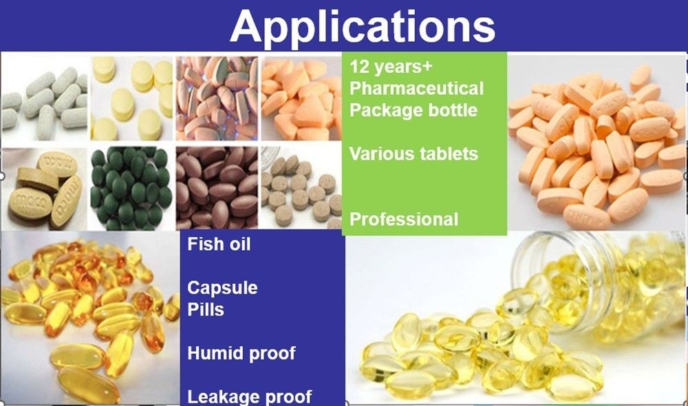 Foie de morue Huile de poisson Huile de poisson Médicament en capsule plastique Bouteille PET 120 ml Supplément vide Vitamine Capsule Pilule Bouteille en plastique