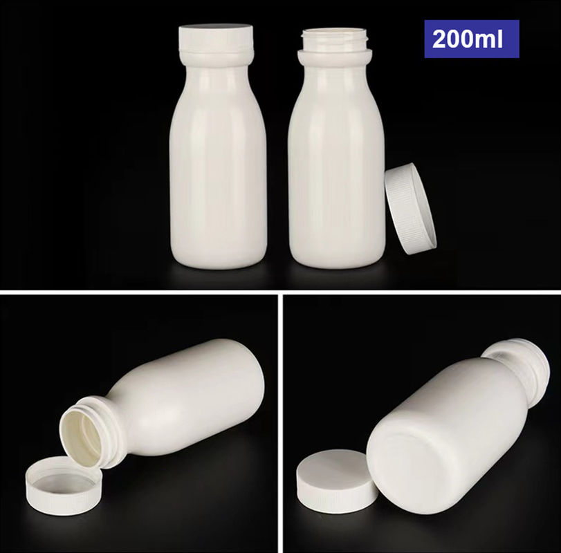 50 ml 120 ml 150 ml Pilule blanche vide en PEHD Contenant médicament Pilule en capsule de vitamines Entreposage Médicament en plastique Bouteille PEHD M