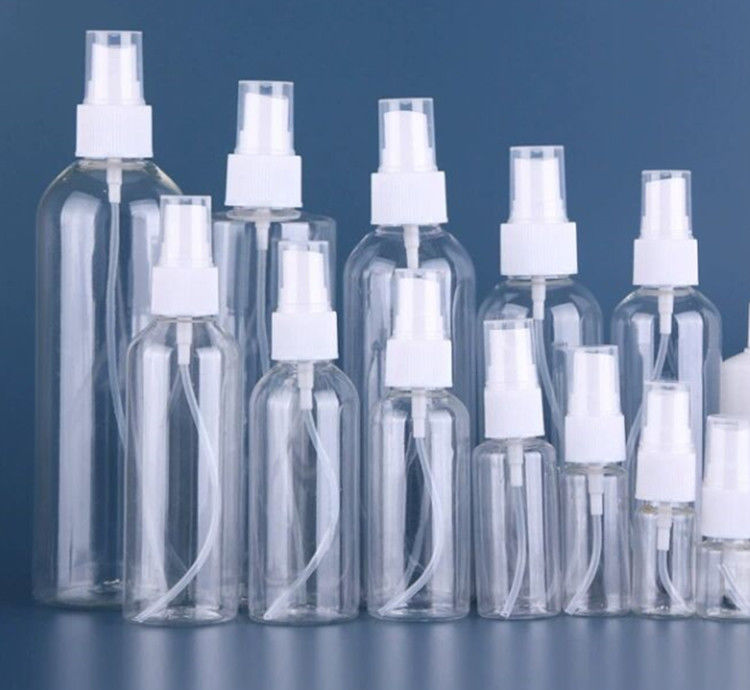 30 ml 50 ml 60 ml 100 ml 120 ml 250 ml cosmétique vide pour animaux de compagnie Parfum de brouillard en plastique Spray Bouteille mini plastique PET Spray Bouteille