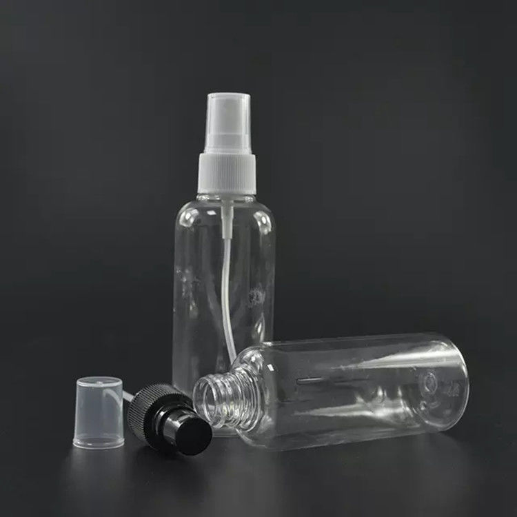 Taille de Voyage portable Bouteille de pulvérisation en plastique vide Alcool PET désinfectant pour les mains Pompe à pulvérisation blanche Bouteille de pulvérisation en plastique