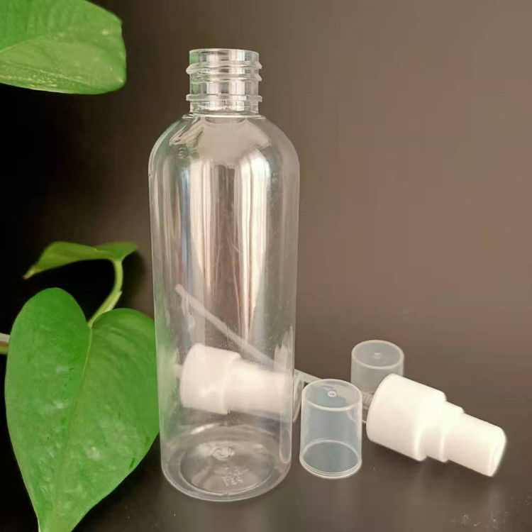 30 ml 60 ml 100 ml remplissable à nouveau avec de l'alcool transparent Bouteilles de pulvérisation en plastique vide et transparent Bouteille de pulvérisation en PET avec pulvérisateur à brume fine
