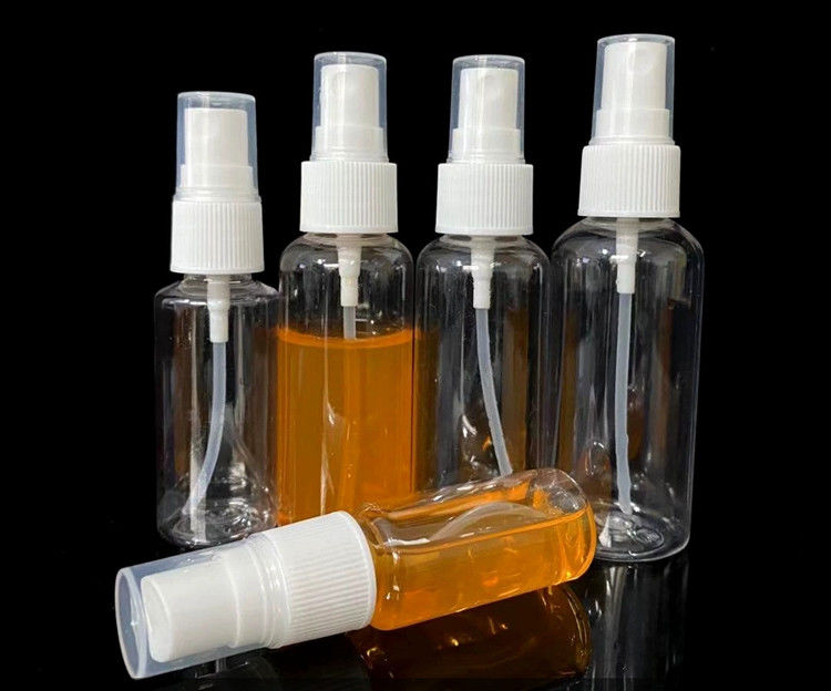 Bouteilles de pulvérisation de brouillard en plastique PET cosmétique de 50 ml 100 ml 120 ml