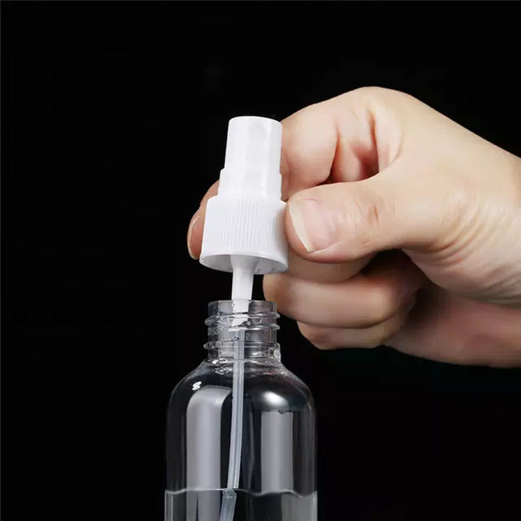 Bouteilles de pulvérisation de brouillard en plastique PET cosmétique de 50 ml 100 ml 120 ml
