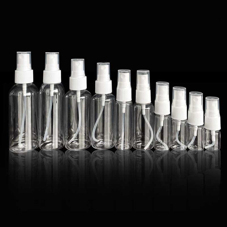 60 ml 120 ml 355 ml bleu désinfectant pour les mains en plastique soins de la peau Shampooing Spray Bouteille PET Cosmétique transparente Bouteilles pulvérisateur en plastique
