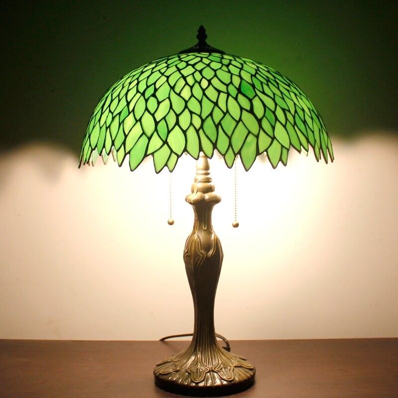 40cm 12 pouces mosaïque turc artisanal décoratif antique salon rétro chambre à coucher à côté de l'hôtel lampe de table en verre coloré