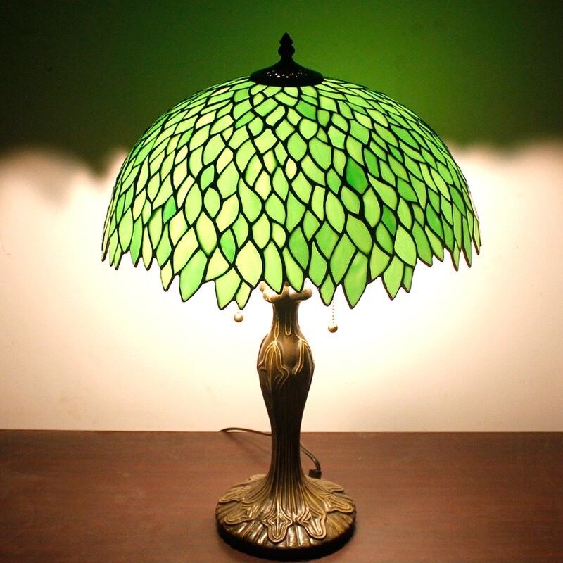 40cm 12 pouces mosaïque turc artisanal décoratif antique salon rétro chambre à coucher à côté de l'hôtel lampe de table en verre coloré